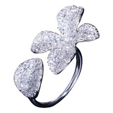 Anel Feminino Aco Cristal