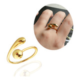 Anel Feminino Ajustavel Gota