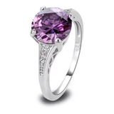 Anel Feminino Banhado Prata