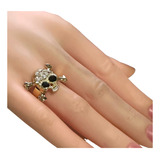 Anel Feminino Caveira Metal