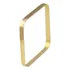 Anel Feminino De Ouro Quadrado Xuxa Em Ouro 18k 750