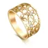 Anel Feminino Flor Da Vida  De Aço Inoxidável E Zircônia