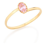 Anel Feminino Folheado Ouro
