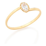 Anel Feminino Folheado Ouro