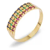 Anel Feminino Meia Alianca