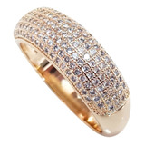 Anel Feminino Pave Cravejado