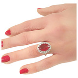 Anel Feminino Prata 925