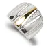 Anel Feminino Prata 925 E Aplique Em Ouro 14k Charme