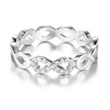 Anel Feminino Prata 925