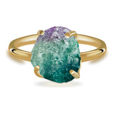 Anel Fluorita Maxi Cristal