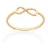 Anel Folheado A Ouro Infinito - Rommanel 511815