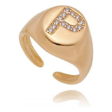 Anel Folheado Feminino Ajustavel