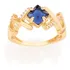 Anel Folheado Ouro Com Zircônia E Cristal - Rommanel 512534