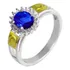 Anel Formatura Feminino Prata 950 Simbol Ouro 18k Mod. Ledah