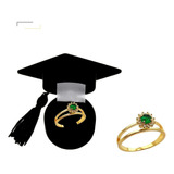 Anel Formatura Luxo Folh
