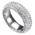 Anel Ice Com Zircônia No Aço Inoxidável 6 Mm De Largura