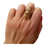 Anel Indiano Tribal Bronze