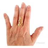 Anel Indiano Tribal Bronze