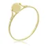 Anel Infantil Bolinha Em Ouro 18k - Ab001