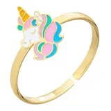 Anel Infantil Unicornio Banhado