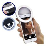 Anel Luminoso Para Celular Flash Selfie Mini Ring Light Cor Preto