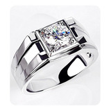 Anel Luxo Masculino Solitario