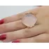 Anel Manoel Bernardes Ouro 18k Quartzo Rosa E Diamantes