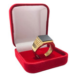 Anel Masculino Comendador Pedra