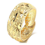Anel Masculino Feminino Dourado