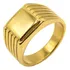 Anel Masculino Ouro 18k Dedeira 7mm Gravuras Luxo Elegante