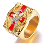 Anel Masculino Templario Cruz