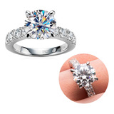 Anel Moissanite 350 Pontos