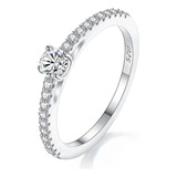 Anel Moissanite 4mm 30