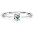 Anel Moissanite 4mm 30 Pontos Em Prata 925 Com Certificado