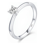 Anel Moissanite 4mm 30