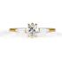 Anel Noivado Casamento Solitário Ouro 18k Diamante 30 Pontos