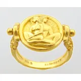 Anel Oriental Em Ouro