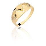 Anel Ouro 10k Macico
