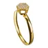 Anel Ouro 18k Chuveiro Zircônia As0105
