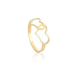 Anel Ouro 18k Coracao