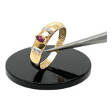 Anel Ouro 18k Rubi
