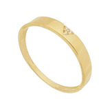 Anel Ouro 18k Triangulo