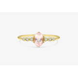 Anel Ouro Feminino Brilhante