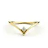 Anel Ouro Feminino Solitário Aparador Diamante Joia Ouro 18k