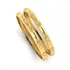 Anel Par De Aparador Flor Em Ouro 18k Diamantado