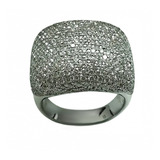 Anel Pave Com Diamantes