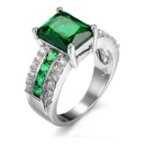 Anel Pedra Verde Esmeralda