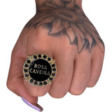 Anel Pombagira Rosa Caveira