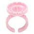 Anel Porta Cola Flor Suporte Cílios Extensão Alongamento Cor Rosa