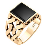Anel Prata 925 Dourada